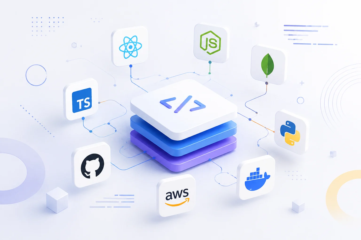Modern product interfaces and engineering systems representing the Brevis technology stack